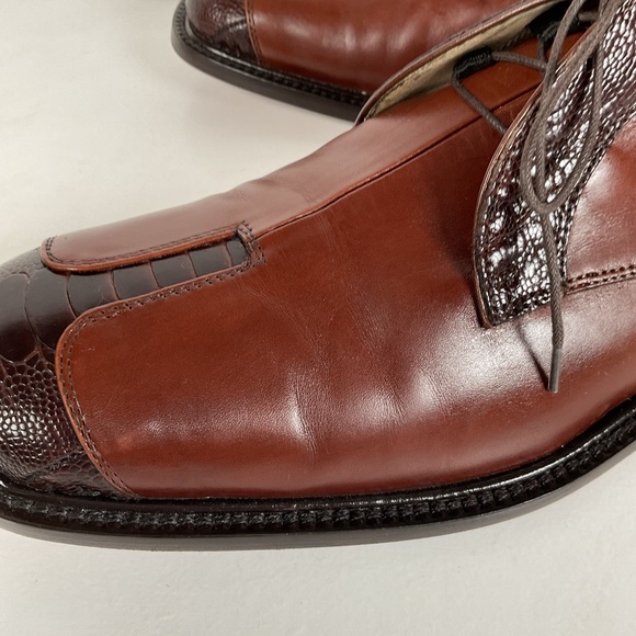 Belvedere Ostrich Leg Derby Shoes | Exotic | Men’s 10 M main image 11